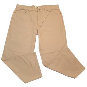 Mens 42 x 30 Blue Mountain Canvas 5 Pocket Pant Relaxed Fit New With Tags Brown